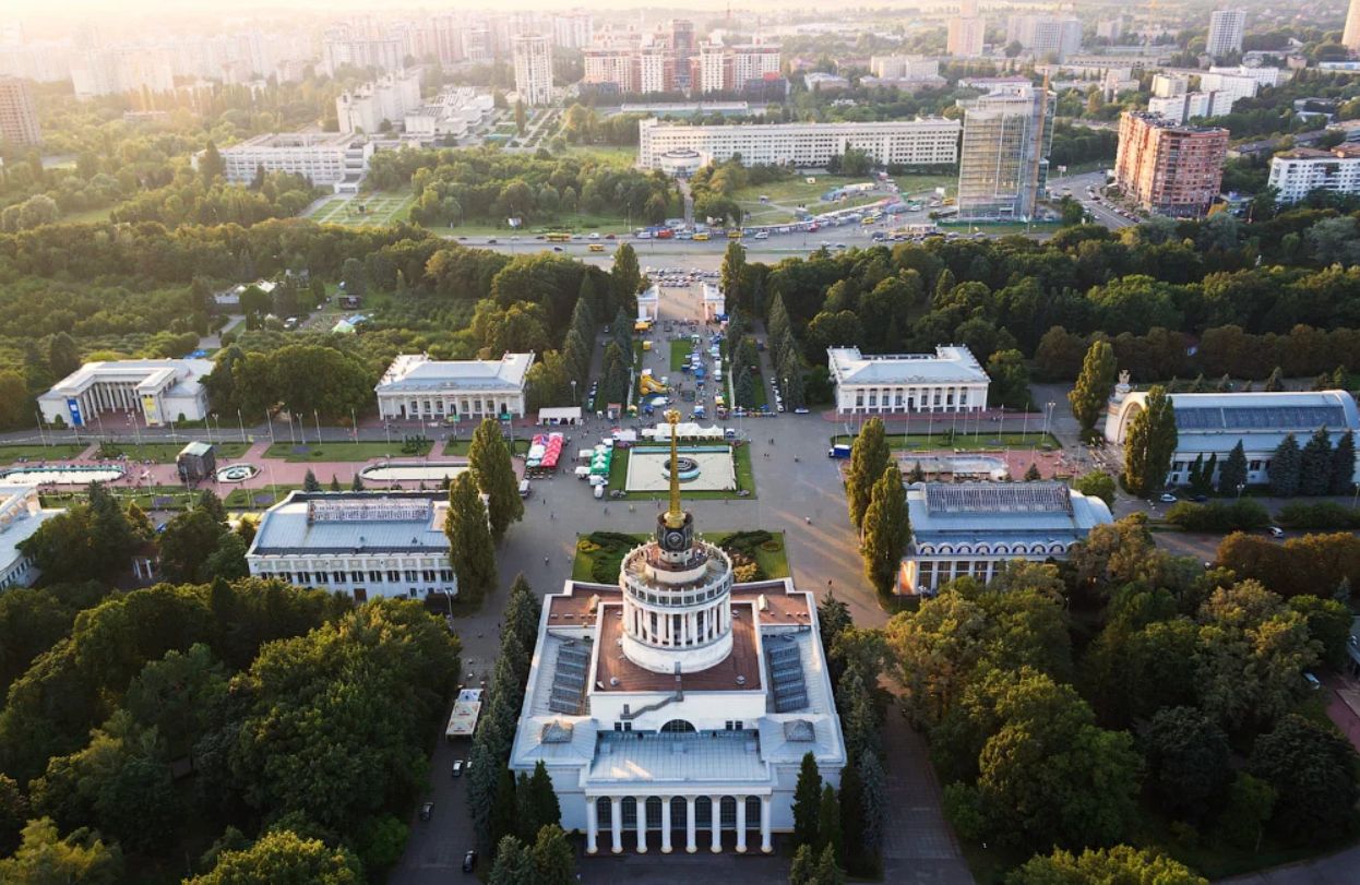 Вднх фото сверху