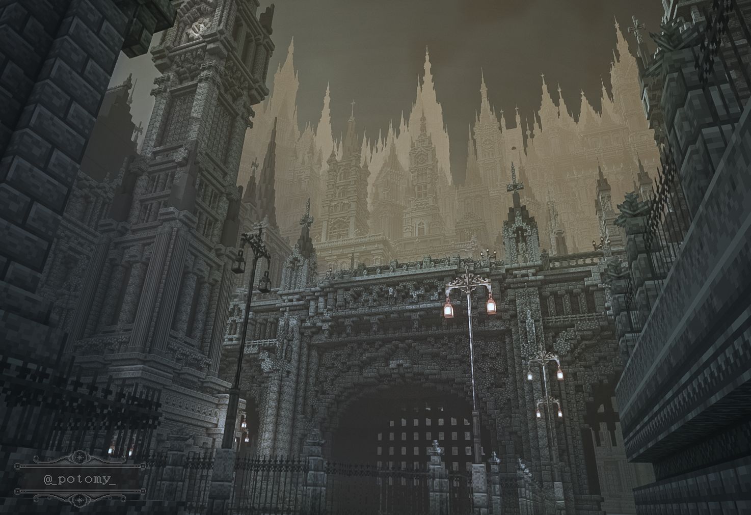 Bloodborne в Minecraft. Источник: reddit.com/Parking_Price6980