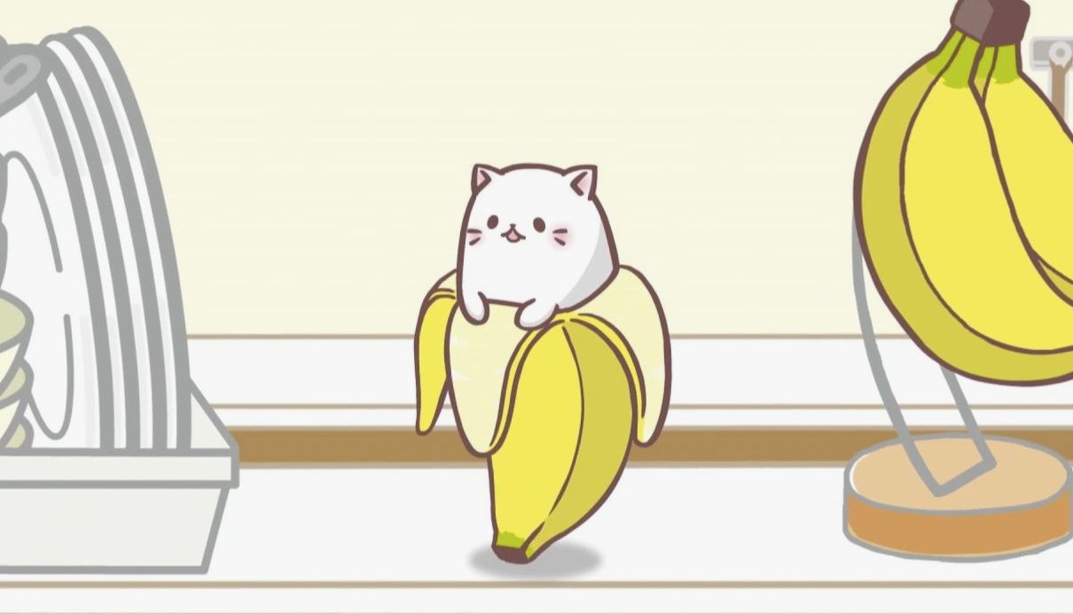 Кадр из аниме «Бананя»