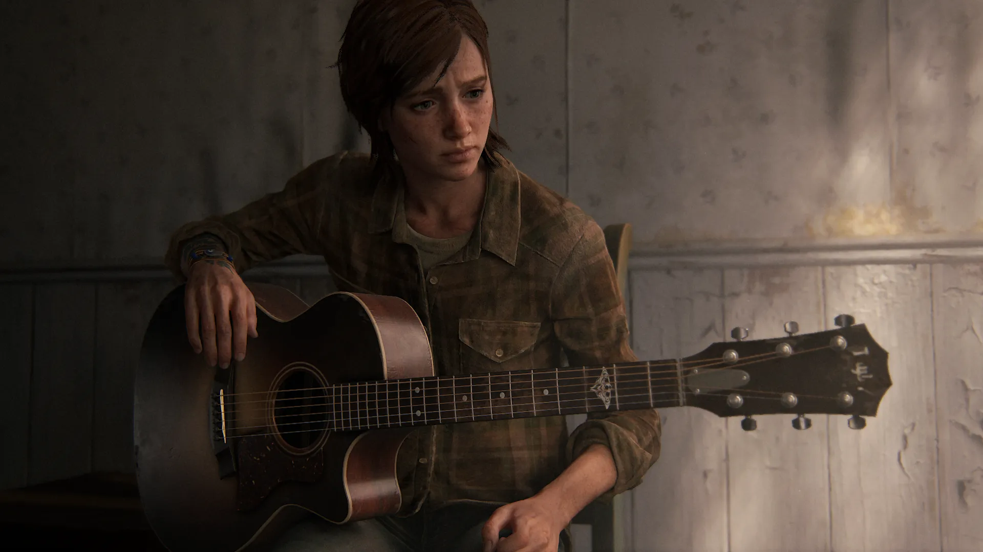 Элли в концовке The Last of Us Part II