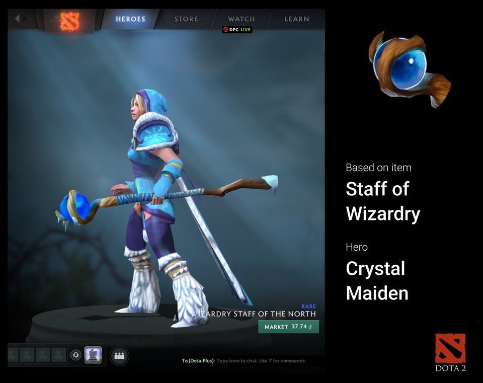 Все скины в Dota 2, использующие модели артефактов из магазина