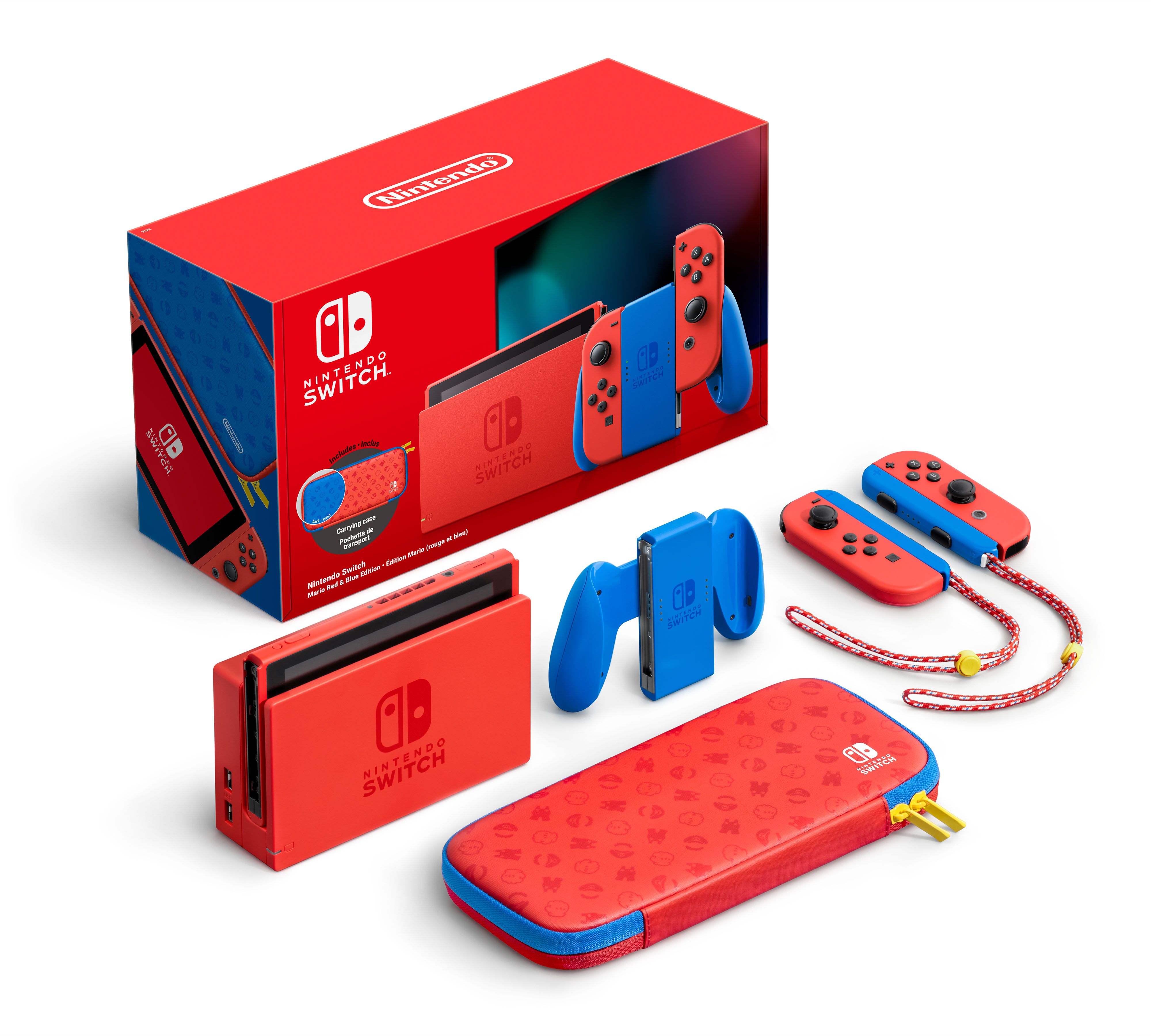 Красно-синяя Nintendo Switch