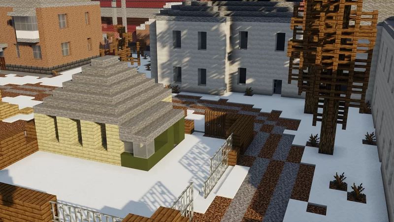 Город Гуково (Ростовская область) в Minecraft. Источник: planetminecraft.com