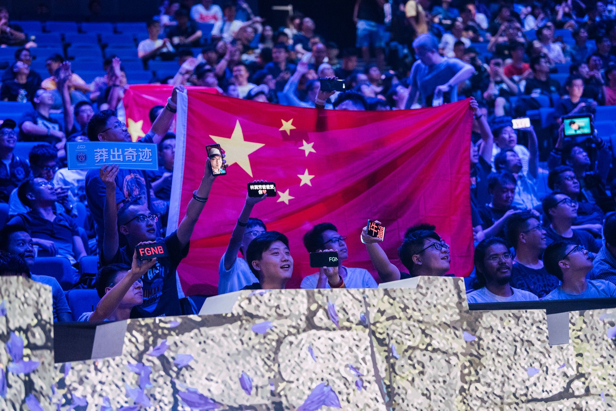 Китайские болельщики на The International. Фото: Valve