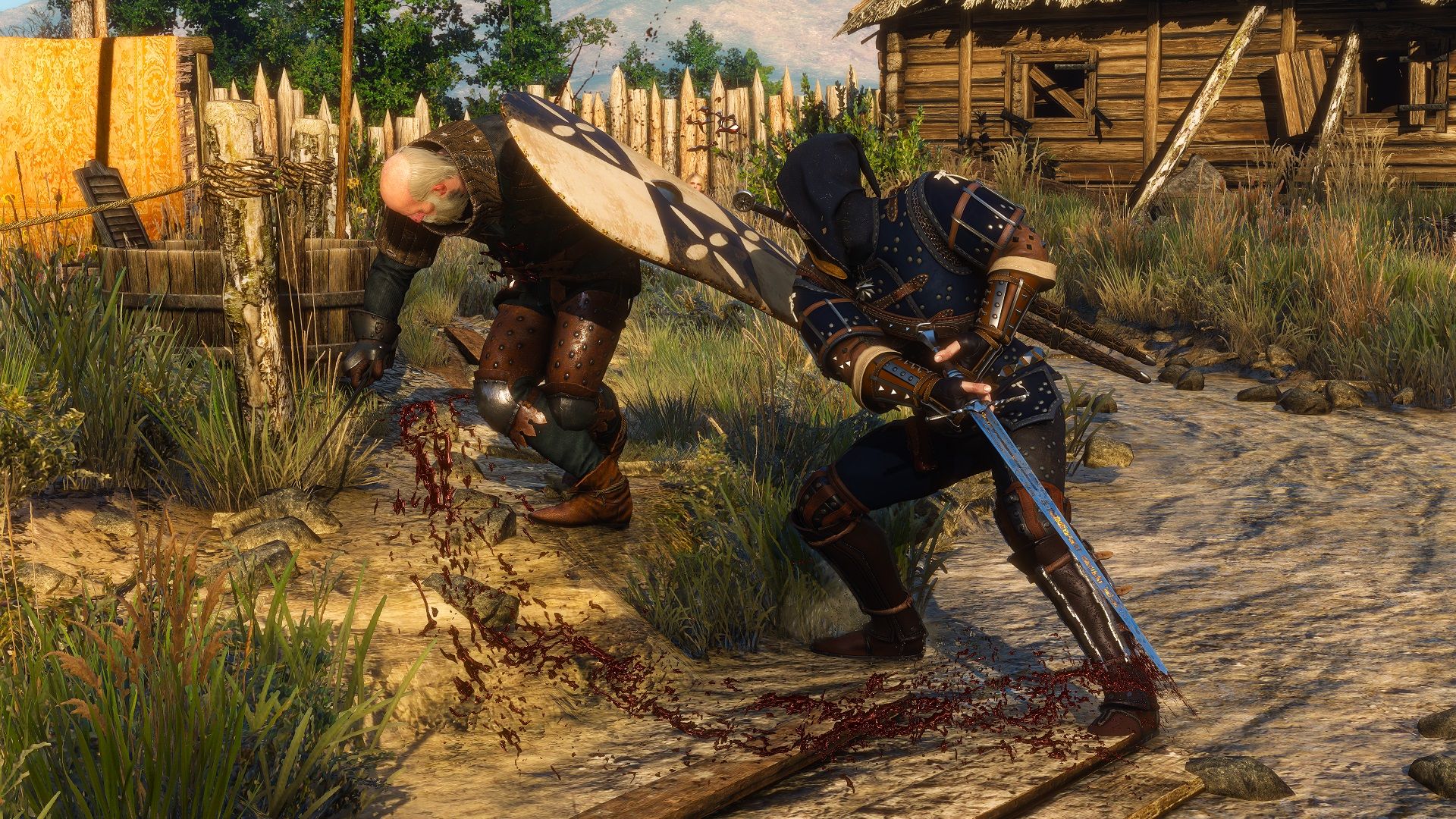 The witcher 3 brutal blood mod фото 75