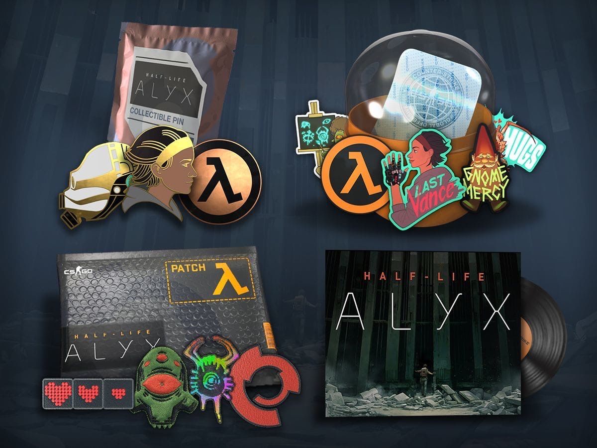 В CS:GO появились значки и шевроны в честь выхода Half-Life: Alyx