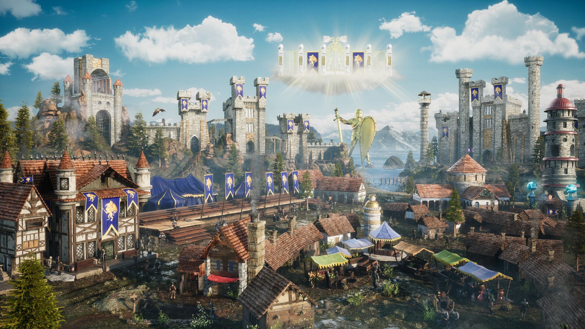 Замок из «Героев 3» на Unreal Engine. Автор: Hurricane. Источник: ArtStation