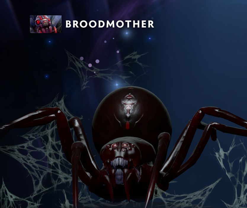 Undermount gloom. Сет на брудмазер. Брудмазер Dota 2. Паучки Broodmother. Паук дота 2.