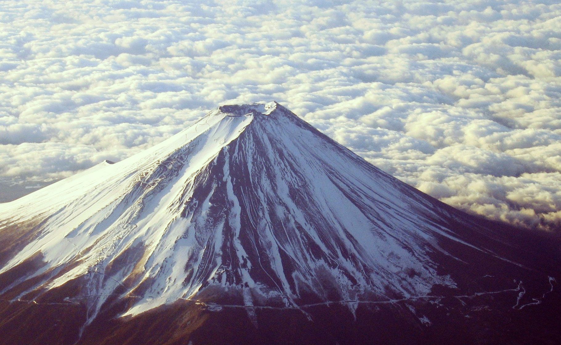 Вулкан Фудзияма в реальности