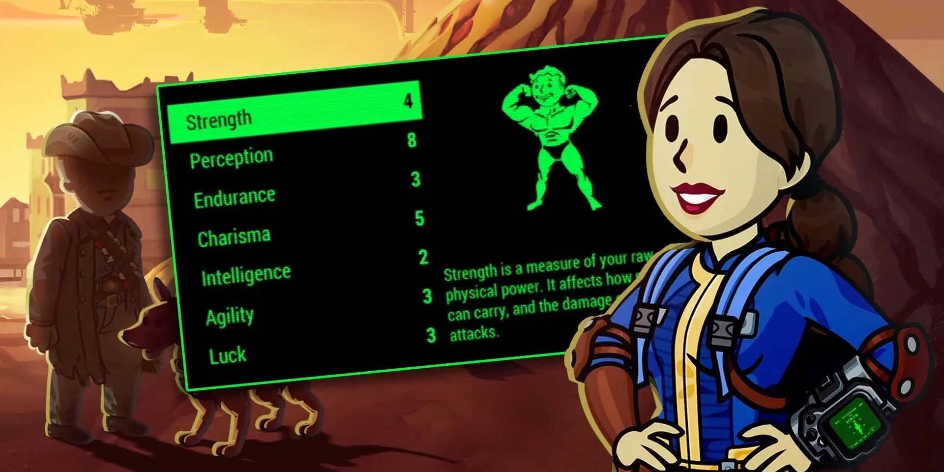 Bethesda раскрыла характеристики S.P.E.C.I.A.L. героев сериала Fallout:  pc7ooo — LiveJournal