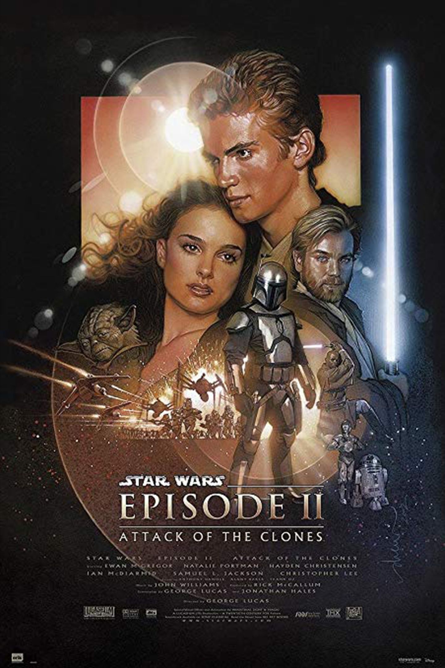 Оригинальный постер Star Wars &mdash; &laquo;Звездные войны. Эпизод II: Атака клонов&raquo;