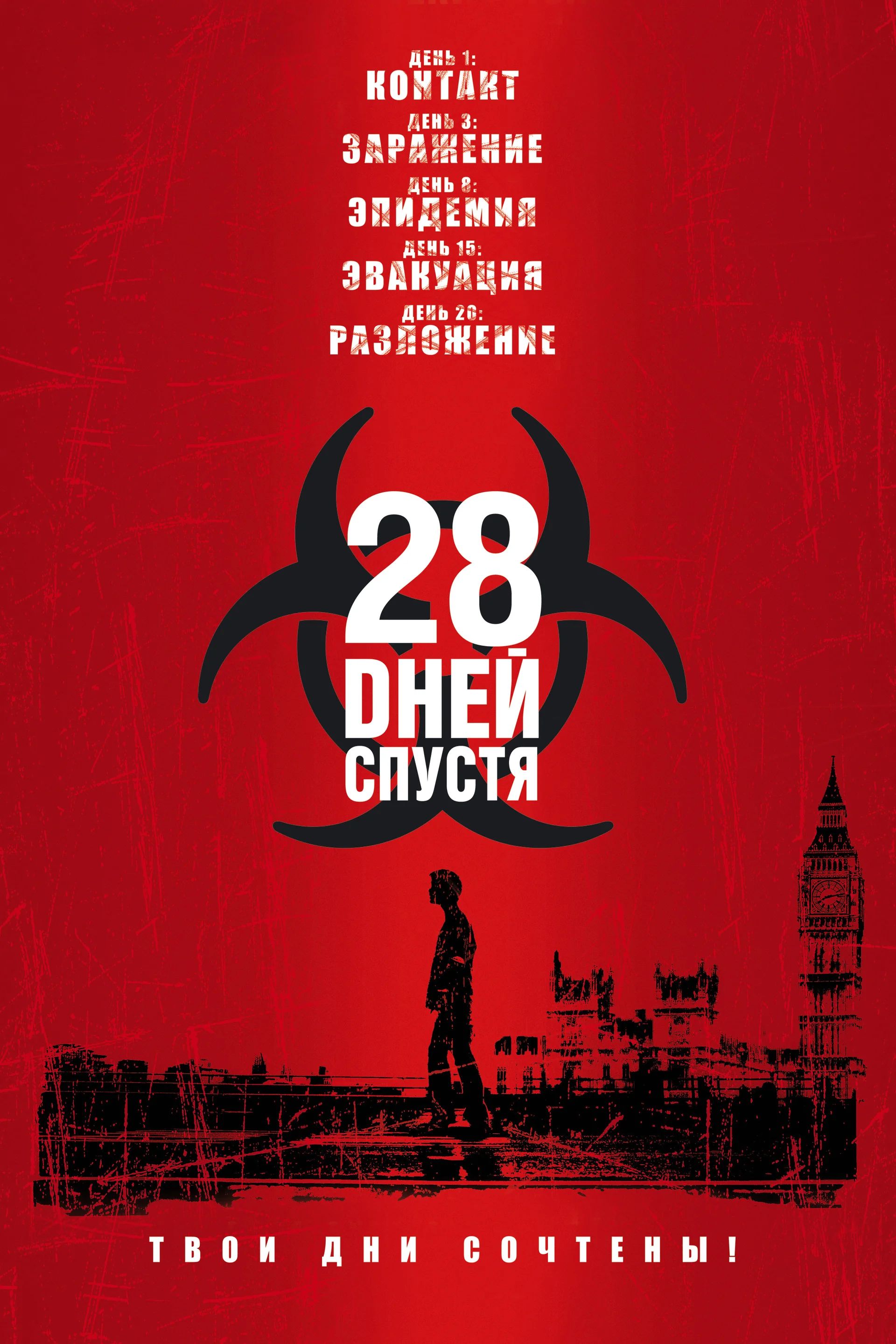 Официальный постер фильма «28 дней спустя»