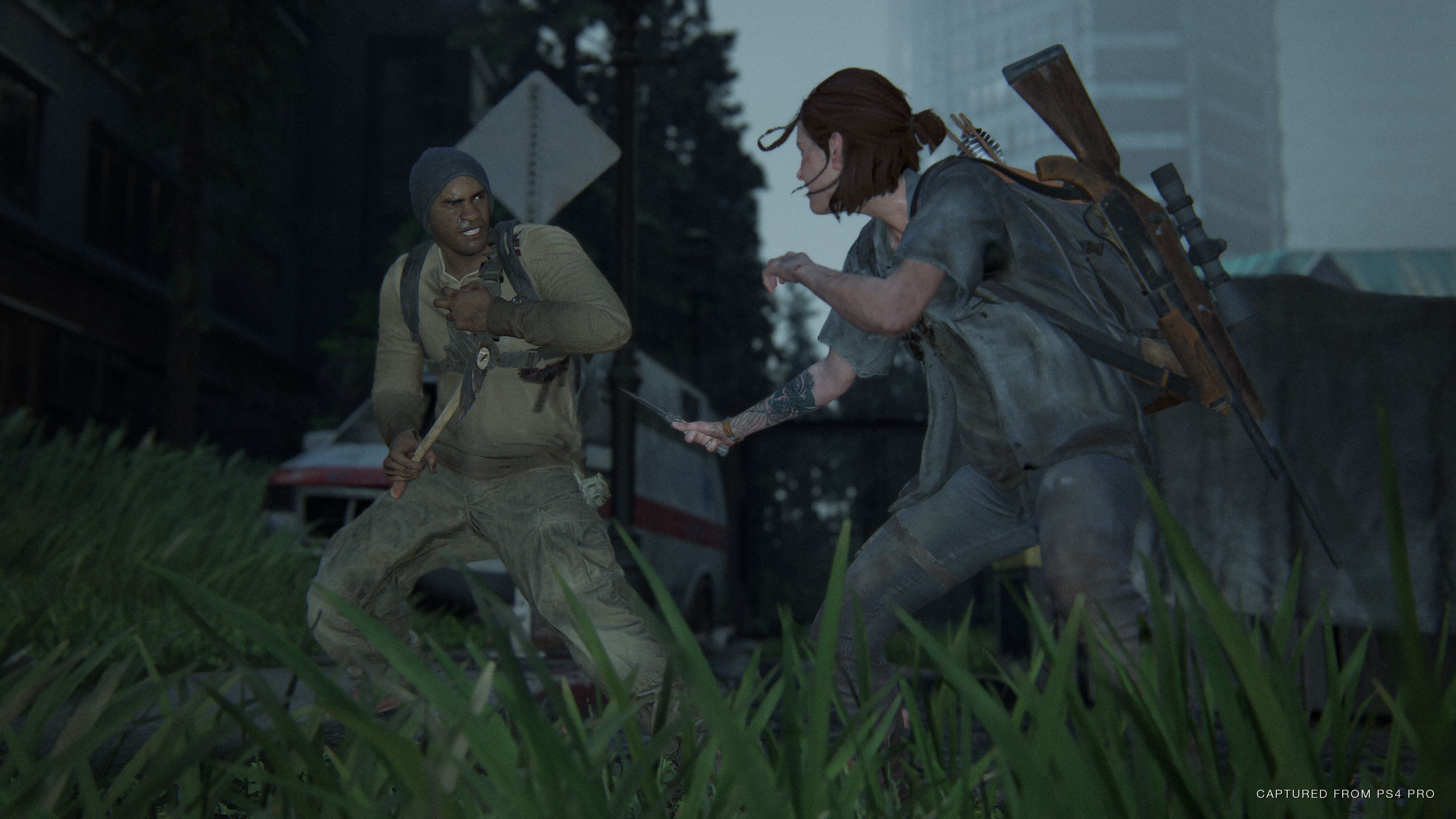 Рукопашный бой в The Last of Us Part II. Скриншот: Sony