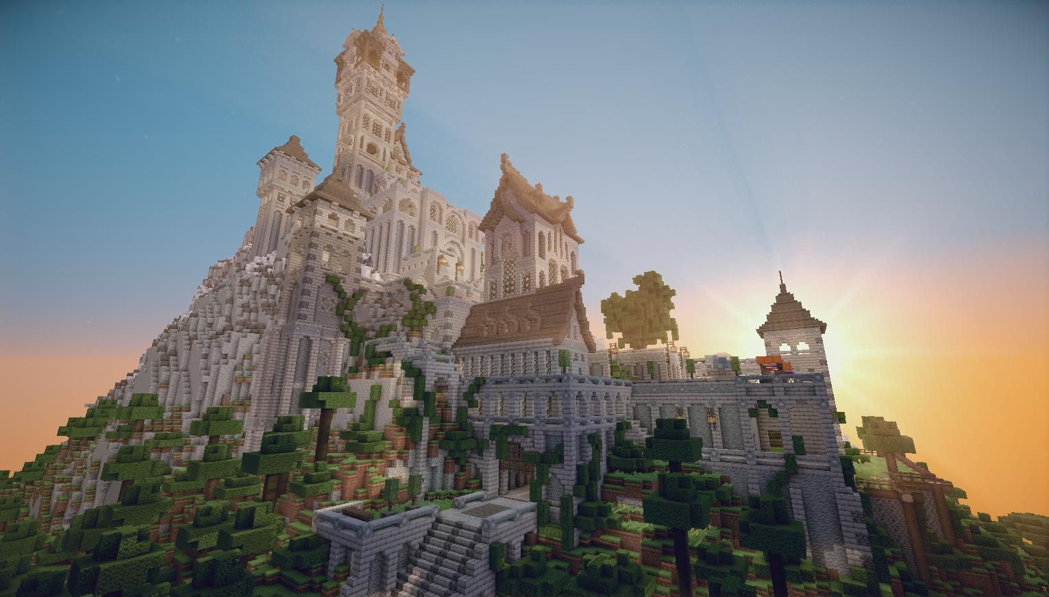 Замок в Minecraft