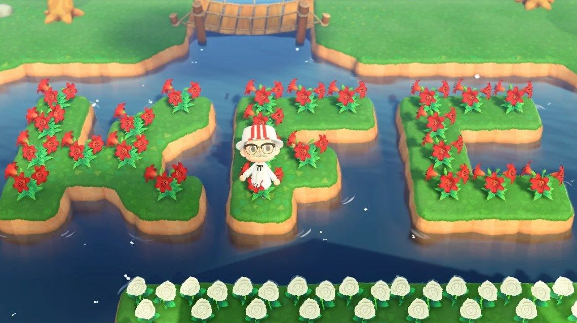 Остров KFC в Animal Crossing: New Horizons