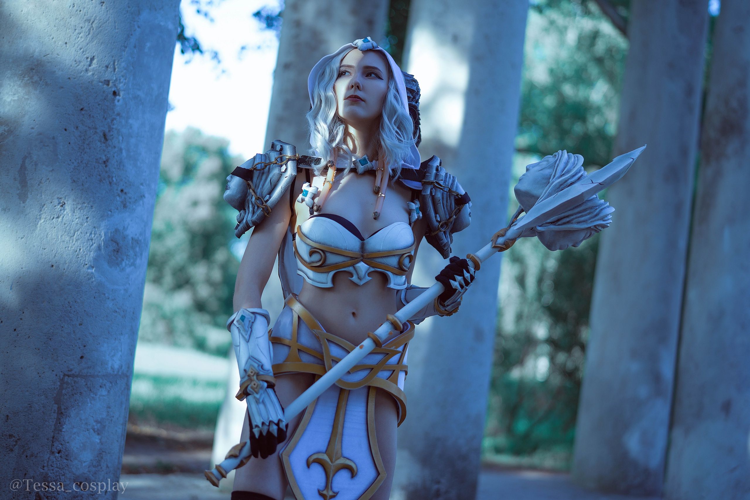Косплей на дренейку из World of Warcraft. Косплеер: Tessa cosplay. Источник: vk.com/tessa_cosplay