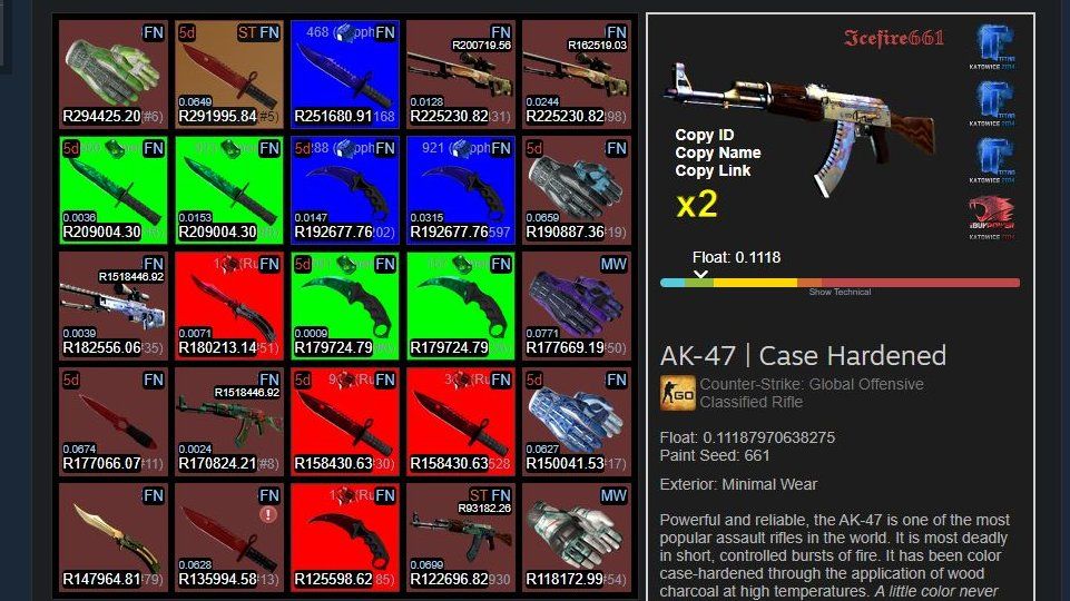 Почему недоступен инвентарь в cs go