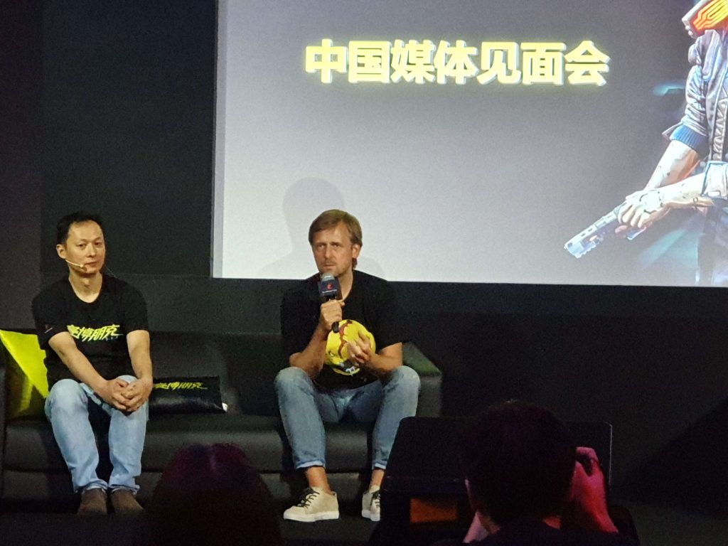 Фото с пресс-конференции CD Projekt RED на ChinaJoy 2019. Источник: gamefever.co