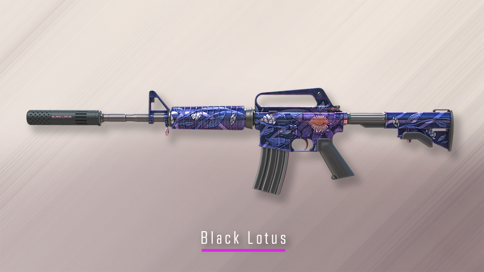 M4A1-S | Black Lotus. Источник: блог CS2 в Steam