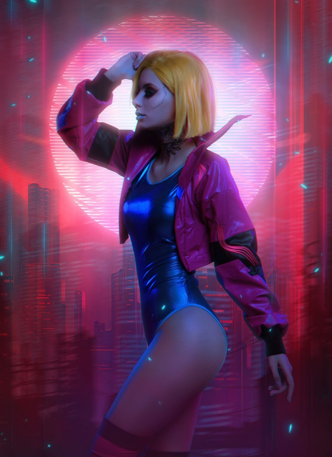 Косплей на персонажа из Cyberpunk 2077. Косплеер: Дарья Кравец. Фотограф: Алена Филиппова. Источник: vk.com/alensphoto.