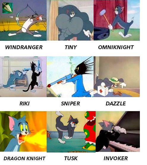  Dota 2 Heroes in Tom and Jerry