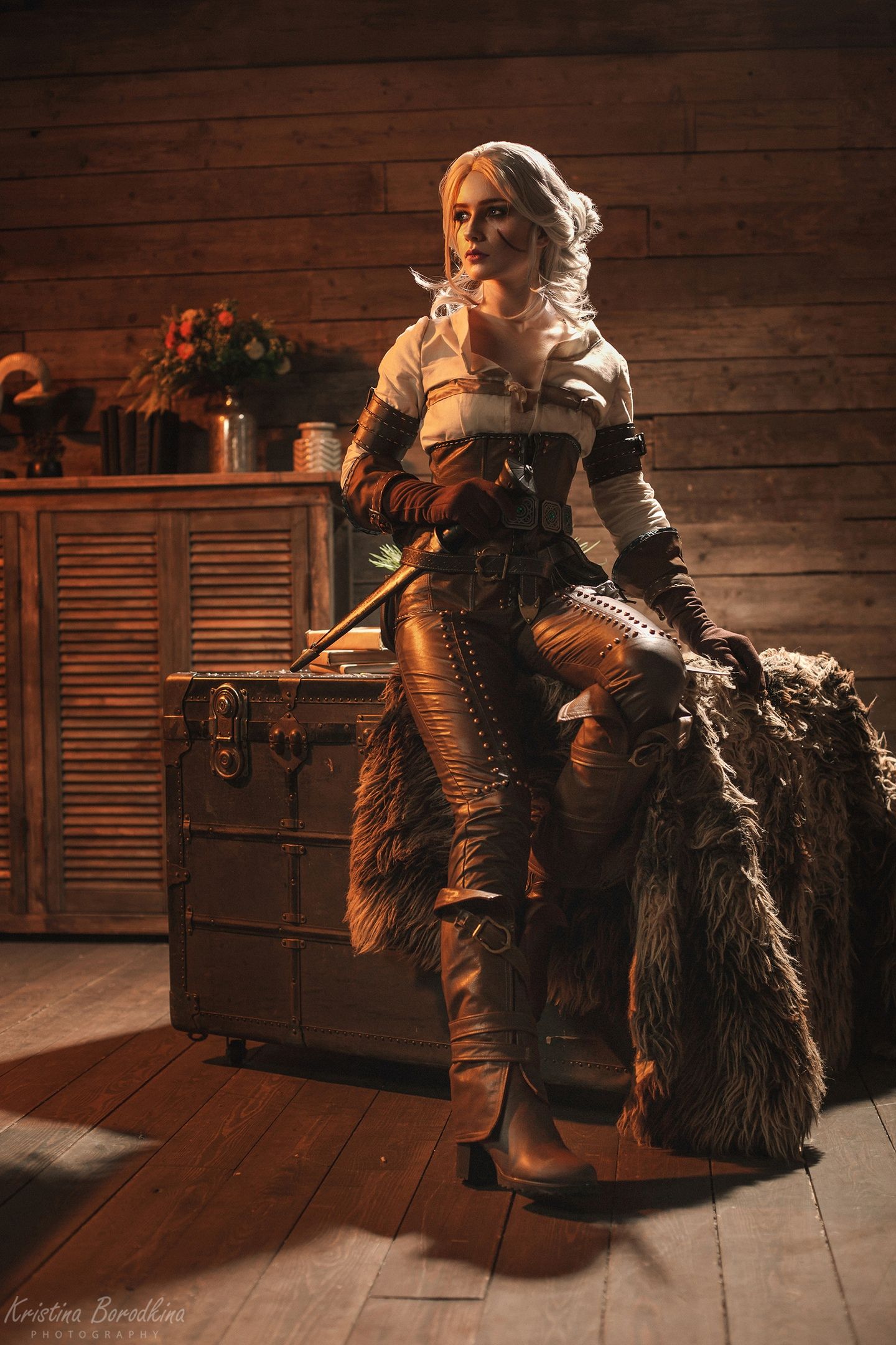 Косплей на Цири из The Witcher 3: Wild Hunt. Косплеер: Кристина Волкова. Фотограф: Кристина Бородкина. Источник: vk.com/kristina_borodkina_photo