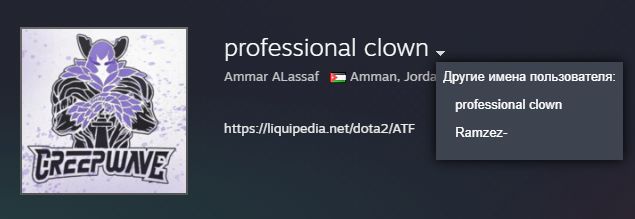 Скриншот профиля ATF в Steam