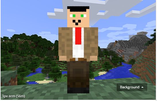 Mr. Bean в Minecraft