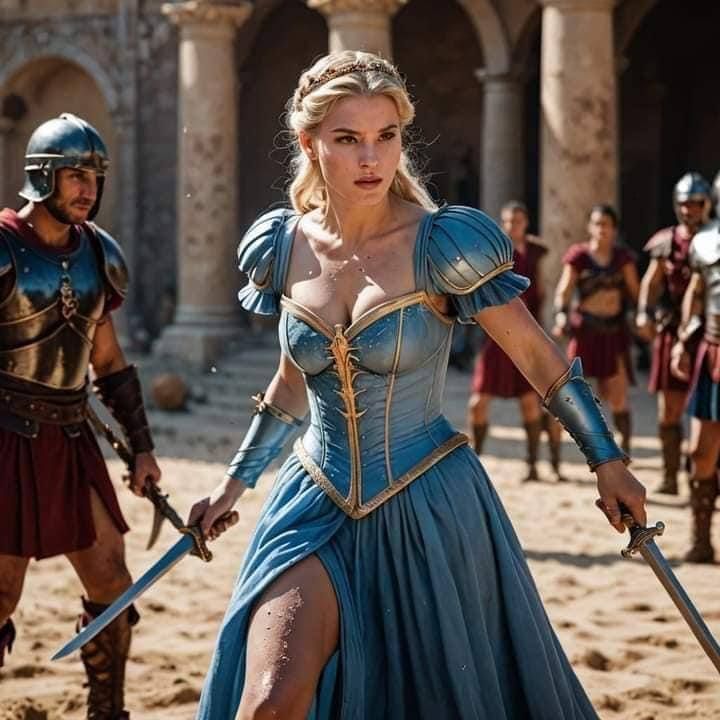 Нейросеть нарисовала принцесс Disney в роли воительниц из боевиков