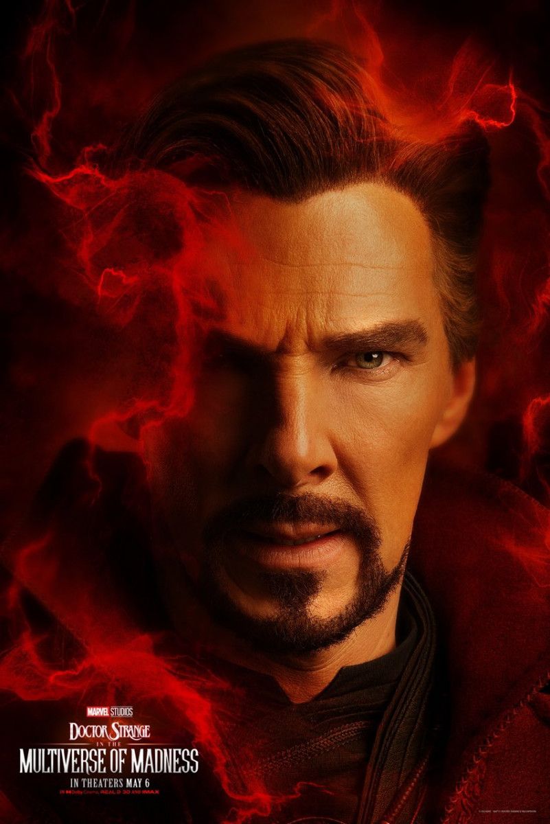 Постер фильма &laquo;Доктор Стрэндж: В мультивселенной безумия&raquo; (Doctor Strange in the Multiverse of Madness)