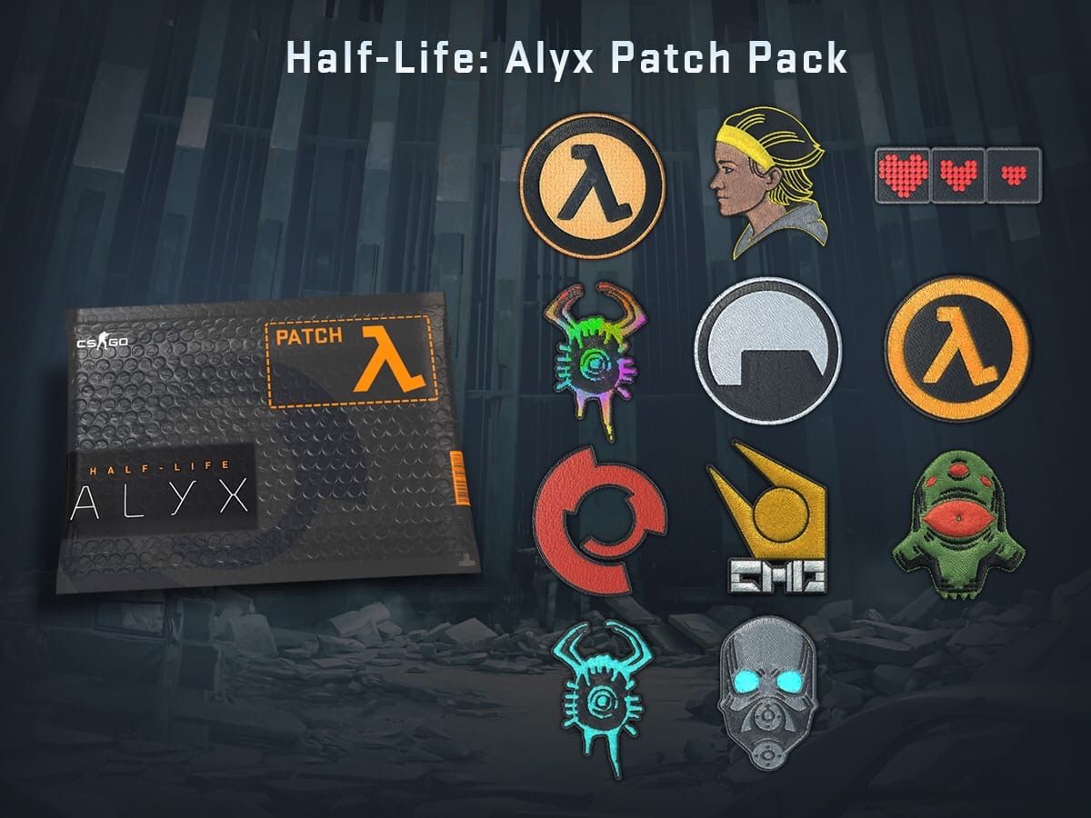 Шевроны Half-Life: Alyx для CS:GO