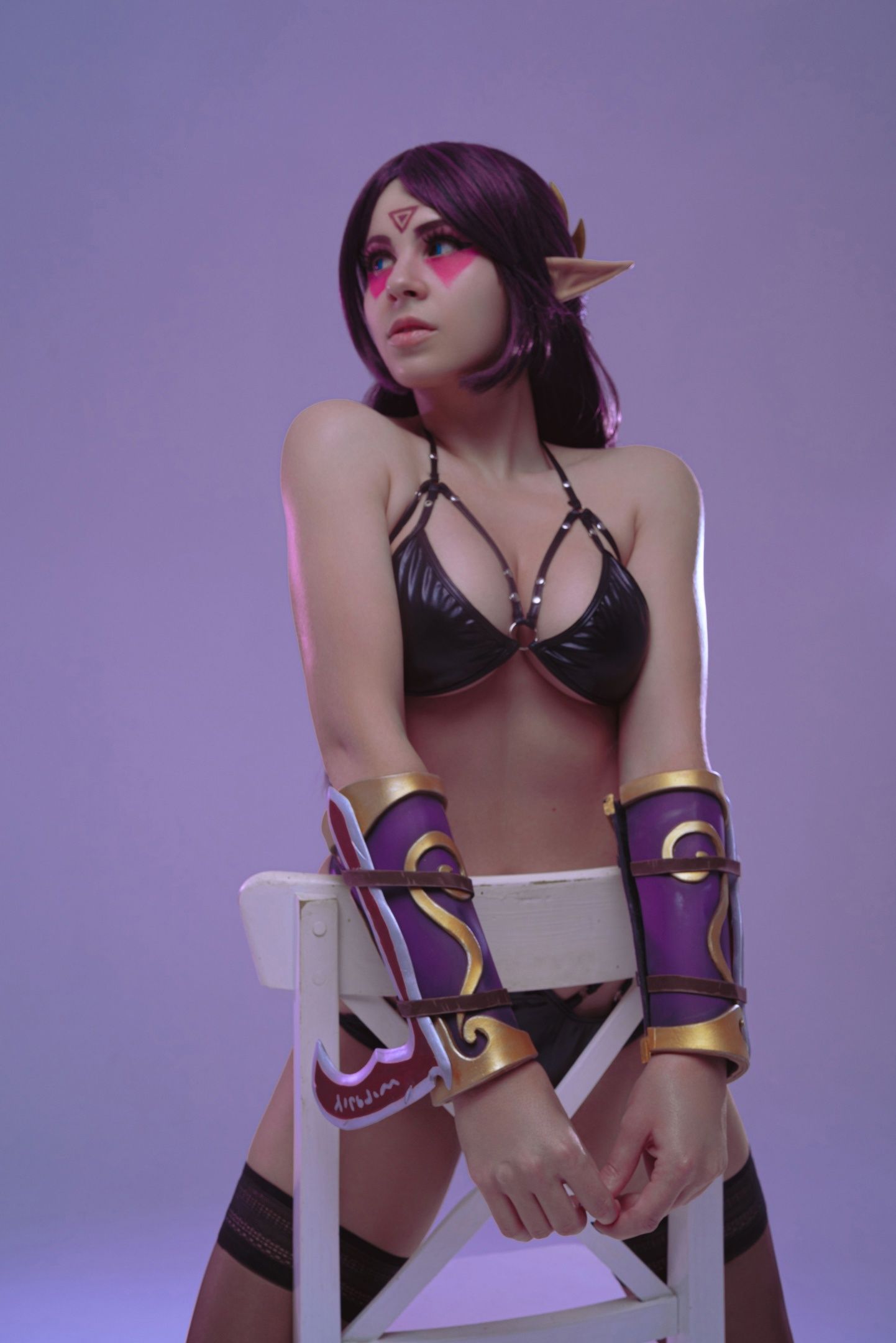 Косплей голая Templar Assassin из Dota 2