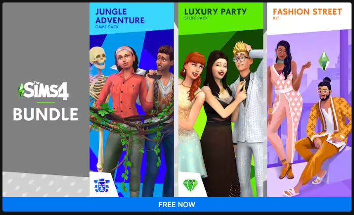 Раздача набора для The Sims 4 в Epic Games Store