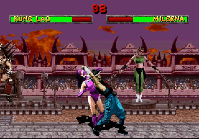 Захваченная Соня Блейд. Источник: Mortal Kombat II