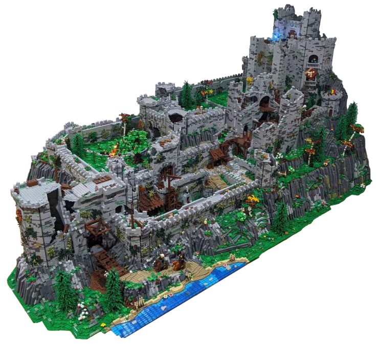 Крепость Каэр Морхен из вселенной «Ведьмака». Автор: Rampart87. Источник: reddit