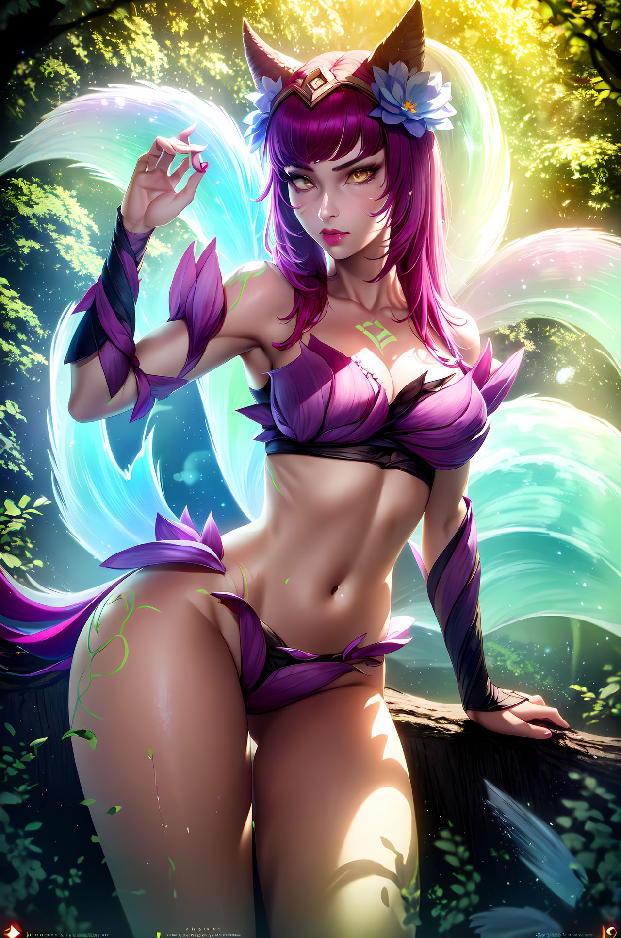 Deviantart блоггер. Ahri ЛОЛ big. Aiartshines.