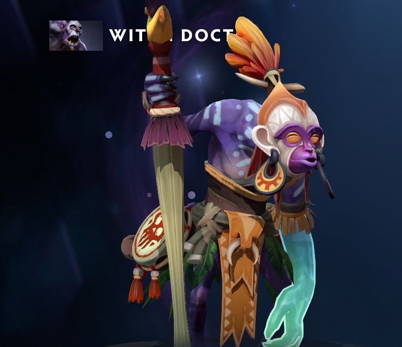 Сет на Witch Doctor из голосования для Collector\'s Cache | Источник: Dota 2