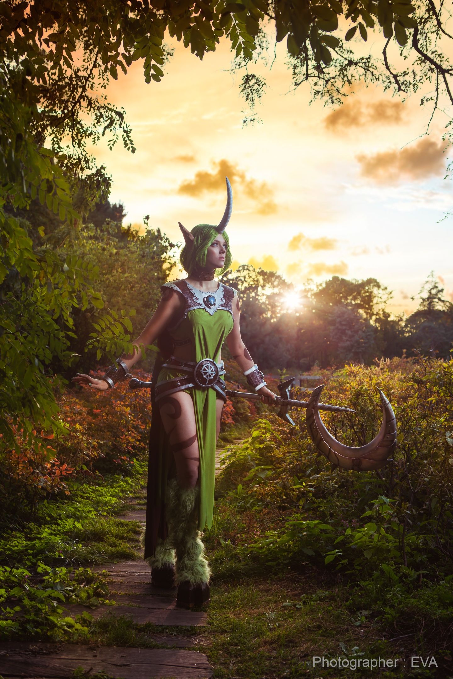 Dryad Soraka. Косплеер: Марина Пушкарева. Фотограф: Ева Давыдова. Источник: vk.com/eva_cosplay_photo