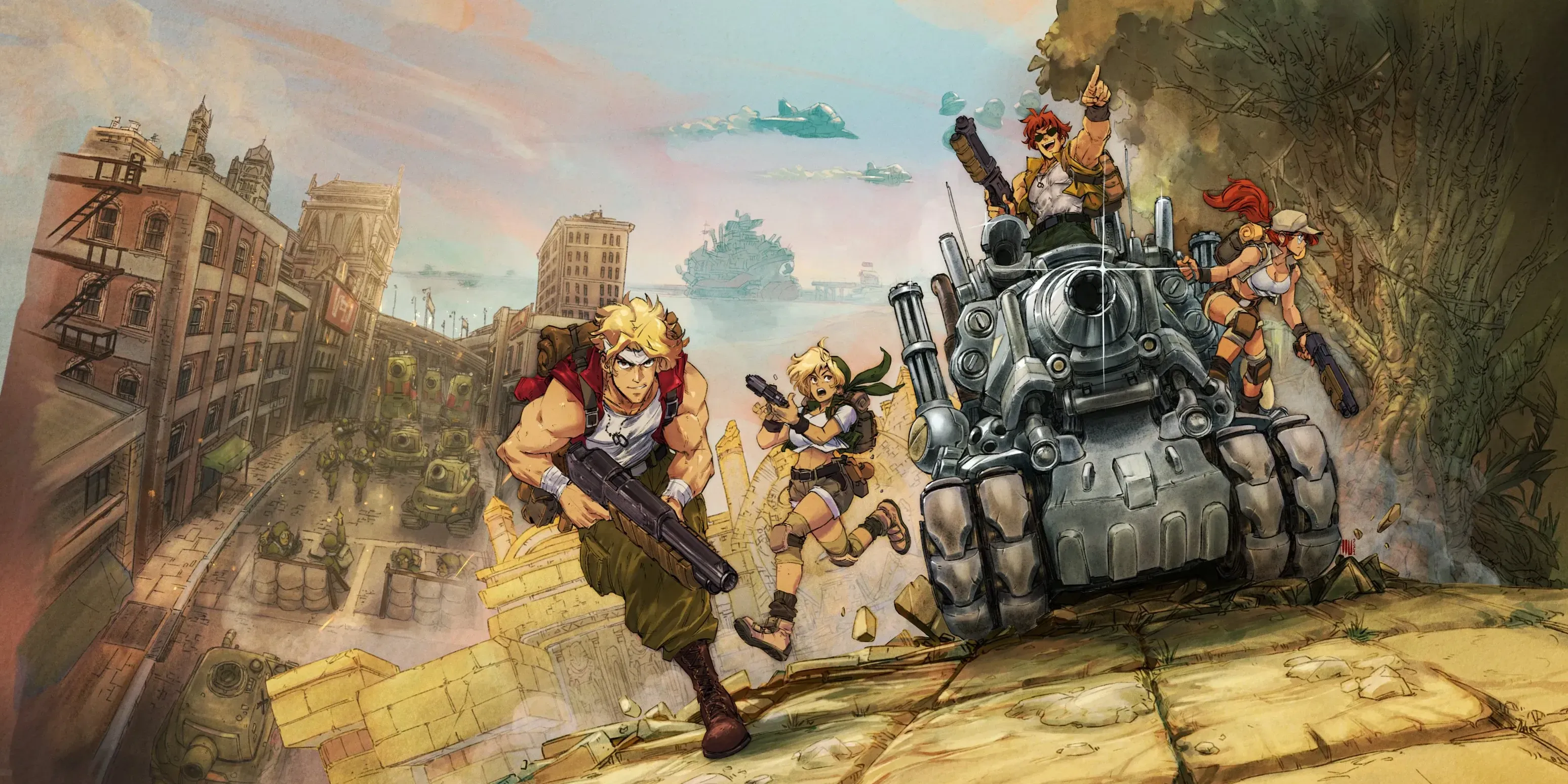 Metal slug awakened. Metal Slug 2021. Metal Slug: Awakening. Metal Slug Nintendo Switch. Metal Slug Tactics.