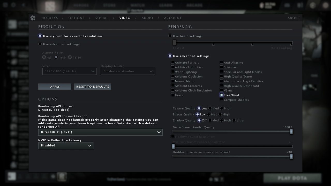 Какие настройки графики поставить в дота 2 Kiyotaka показал свои настройки Dota 2