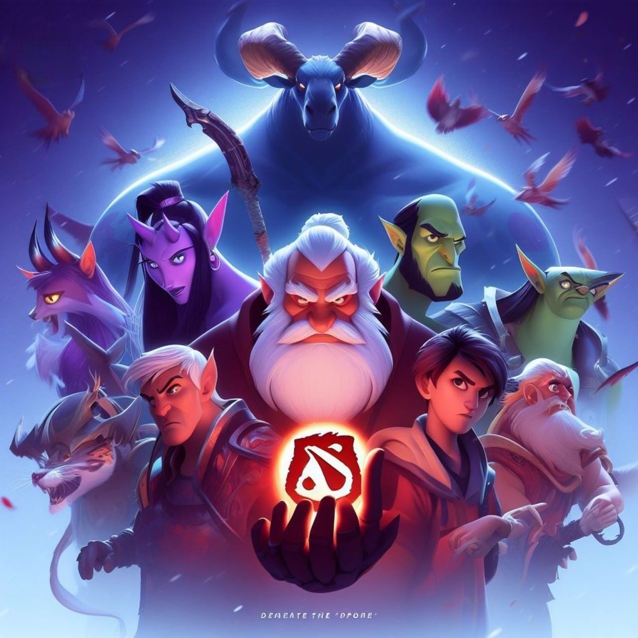 Нейросеть нарисовала Dota 2 в стиле мультфильмов Pixar