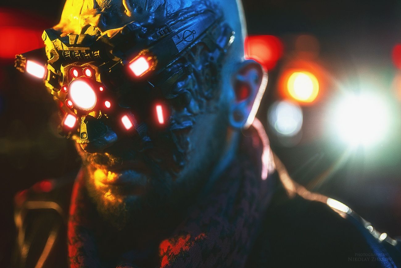 Косплей на Cyberpunk 2077. Косплеер Ройса: Александр Кузьменков. Фотограф: Николай Жаров. Источник: vk.com/nikolay_photogroup