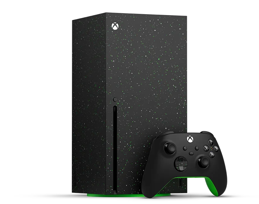 Xbox Series X Galaxy Black с 2 ТБ памяти