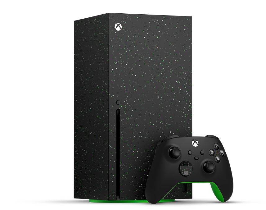 Xbox Series X Galaxy Black с 2 ТБ памяти