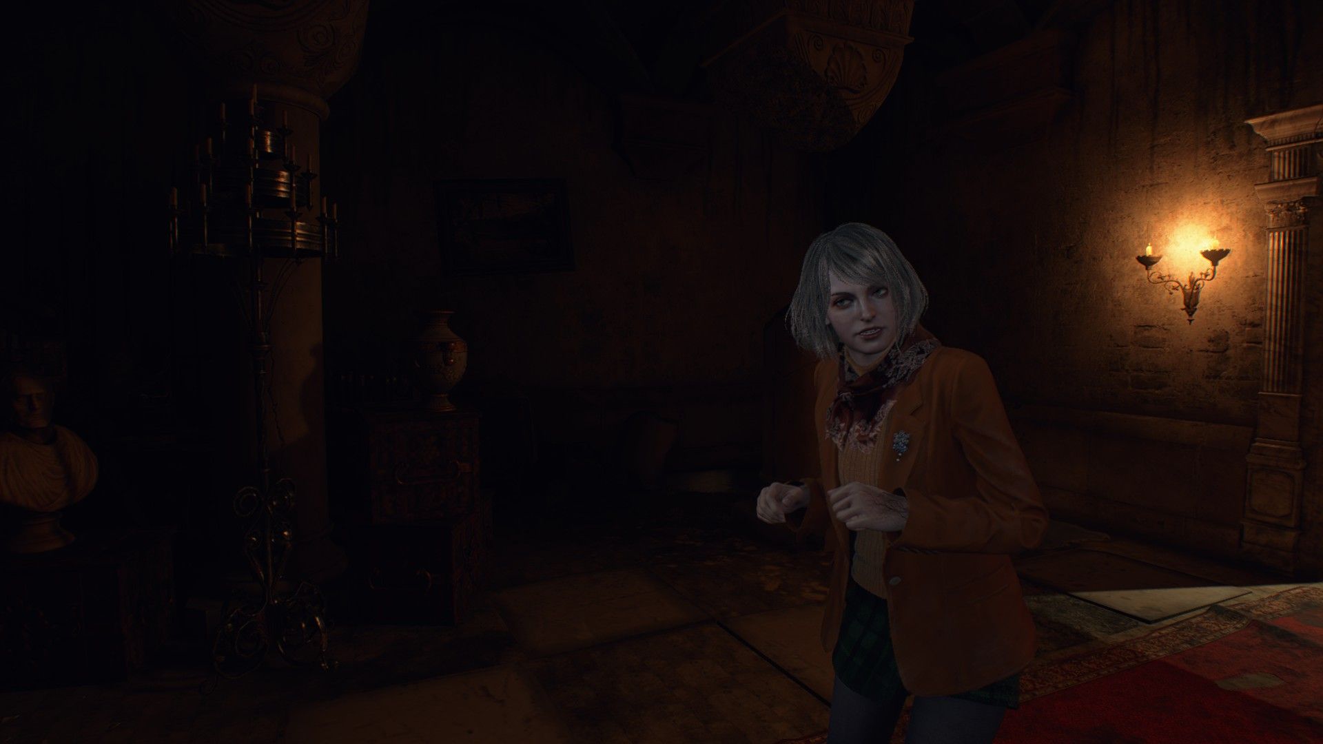 Секцию за Эшли переделали до неузнаваемости: теперь за нее правда интересно играть. Скриншот из Resident Evil 4