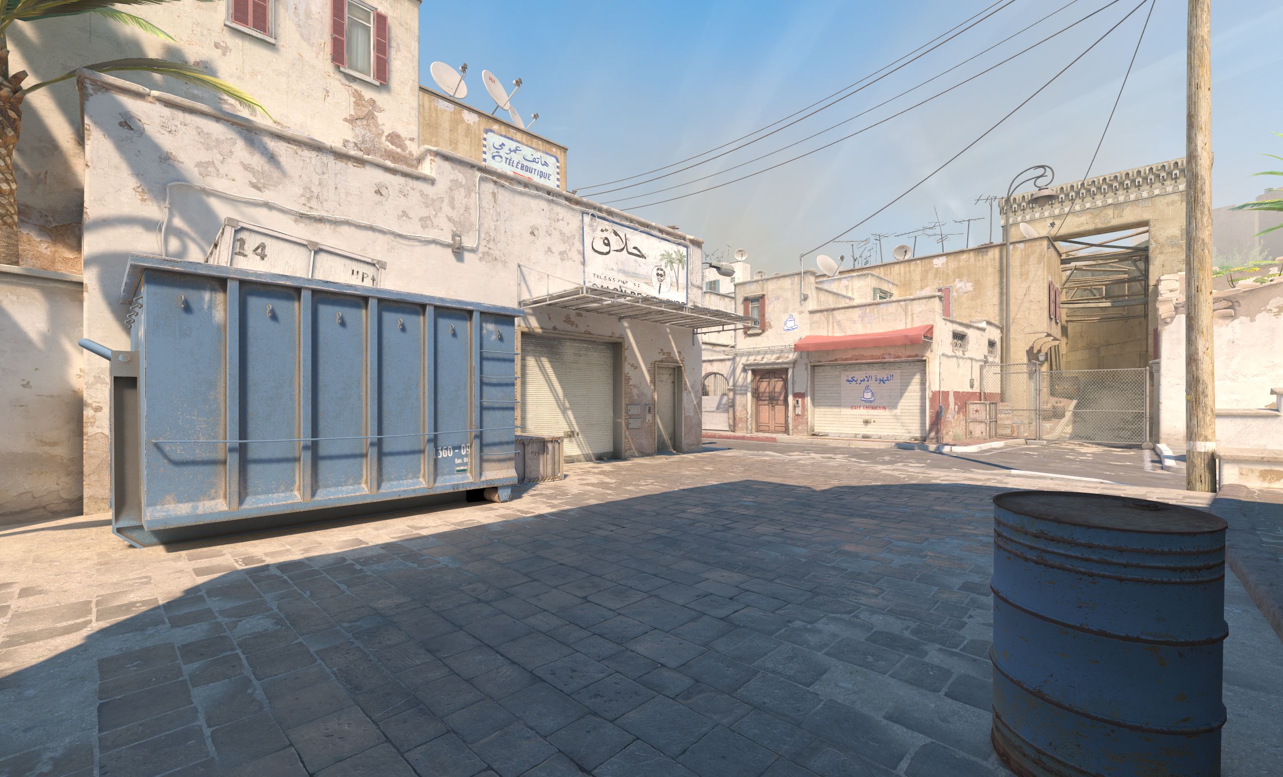 Dust2 в Counter-Strike 2 — двери «длины». Источник: официальный сайт Counter-Strike