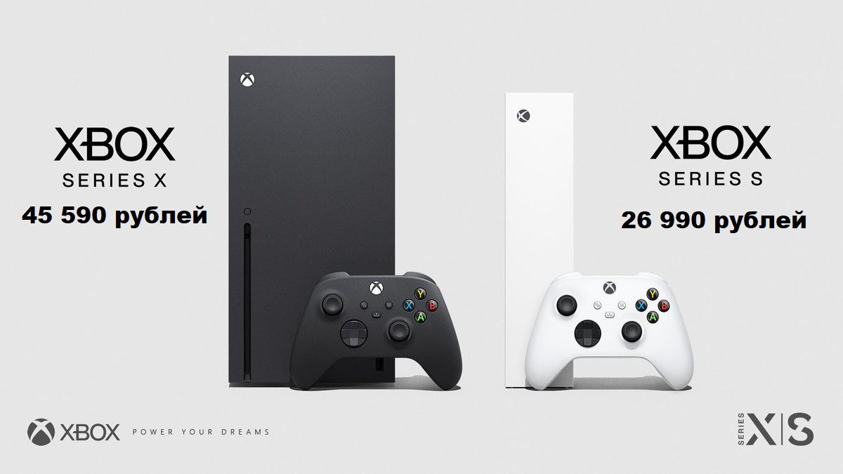 Цены на Xbox Series X и S в России.
Источник: Microsoft