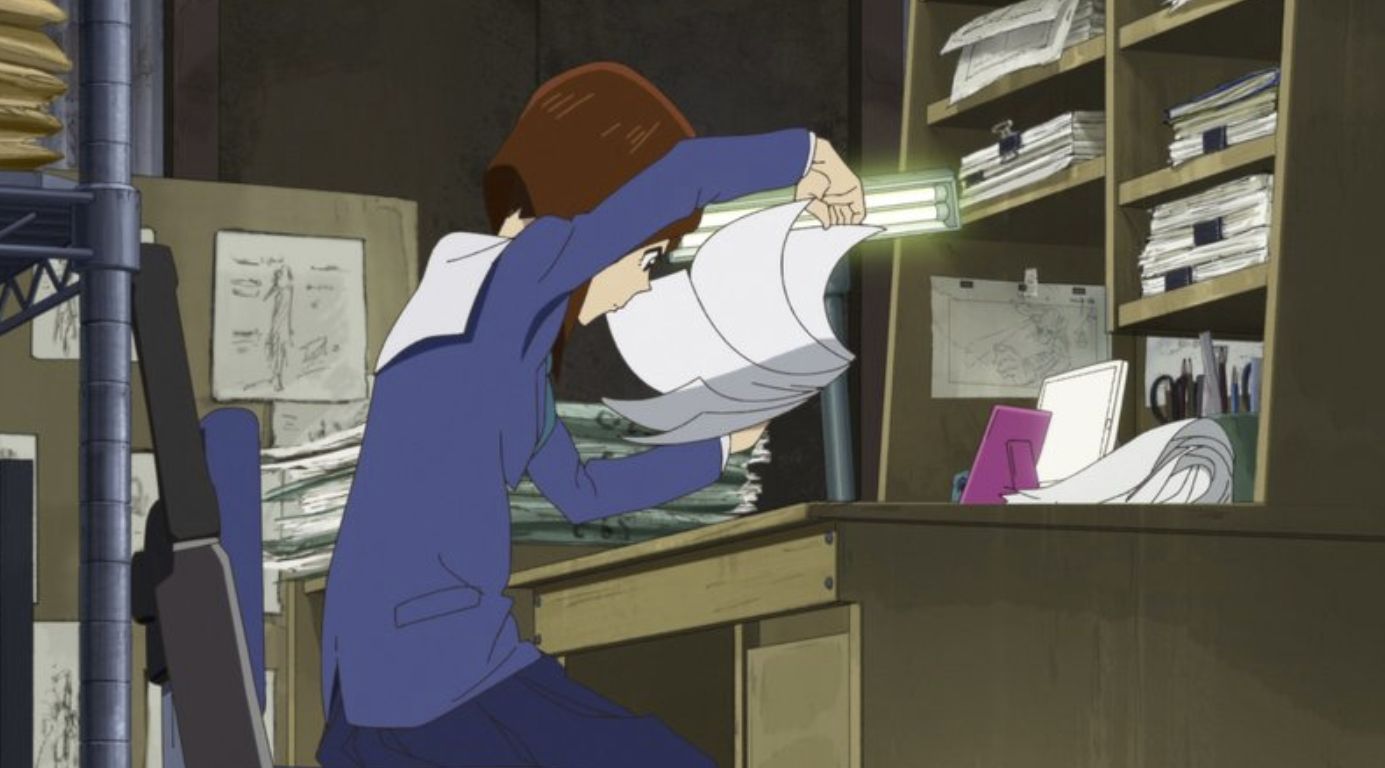 Кадр из аниме «Руки прочь от кинокружка!»