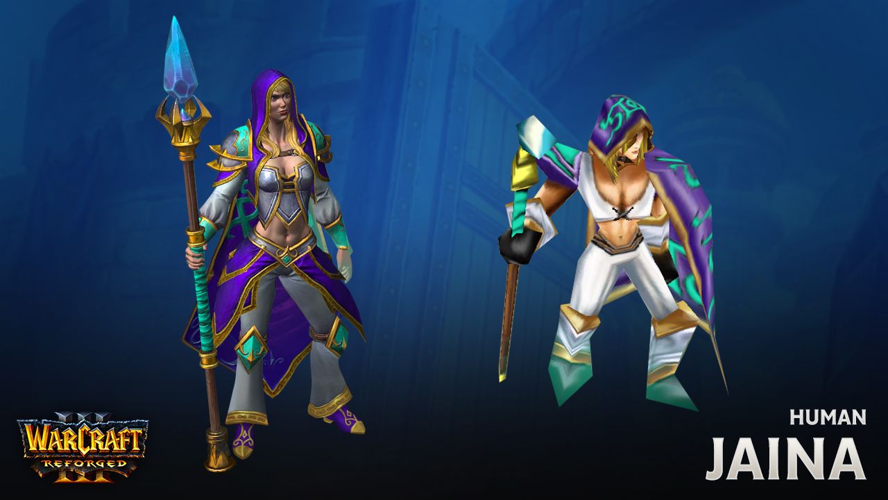Модели из Warcraft III: Reforged. Источник: news.blizzard.com
