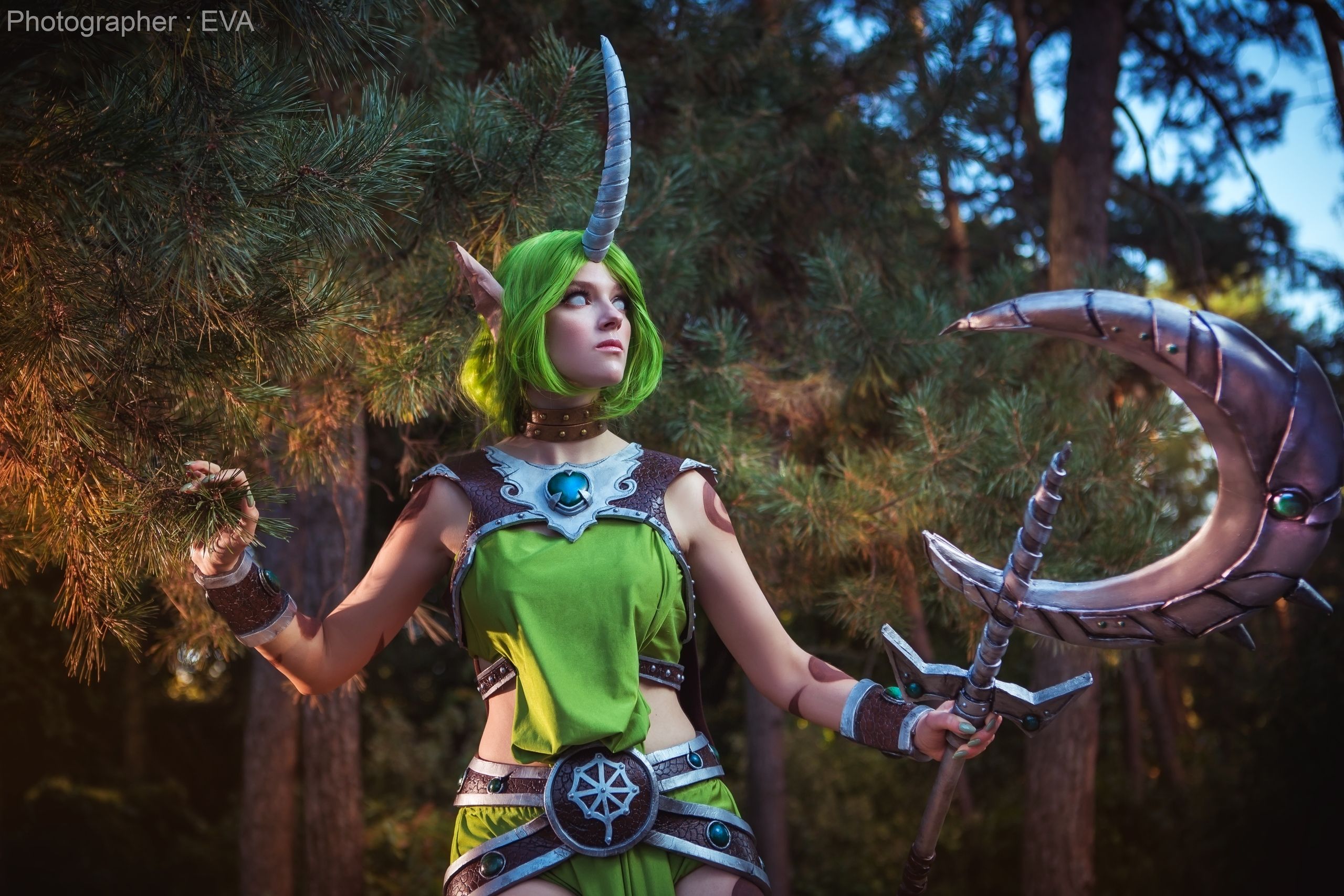 Dryad Soraka. Косплеер: Марина Пушкарева. Фотограф: Ева Давыдова. Источник: vk.com/eva_cosplay_photo